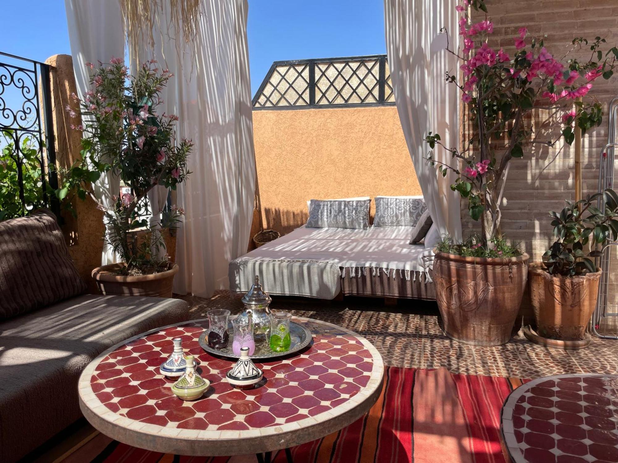 Riad Palmier Fleuri Marrakesh Luaran gambar