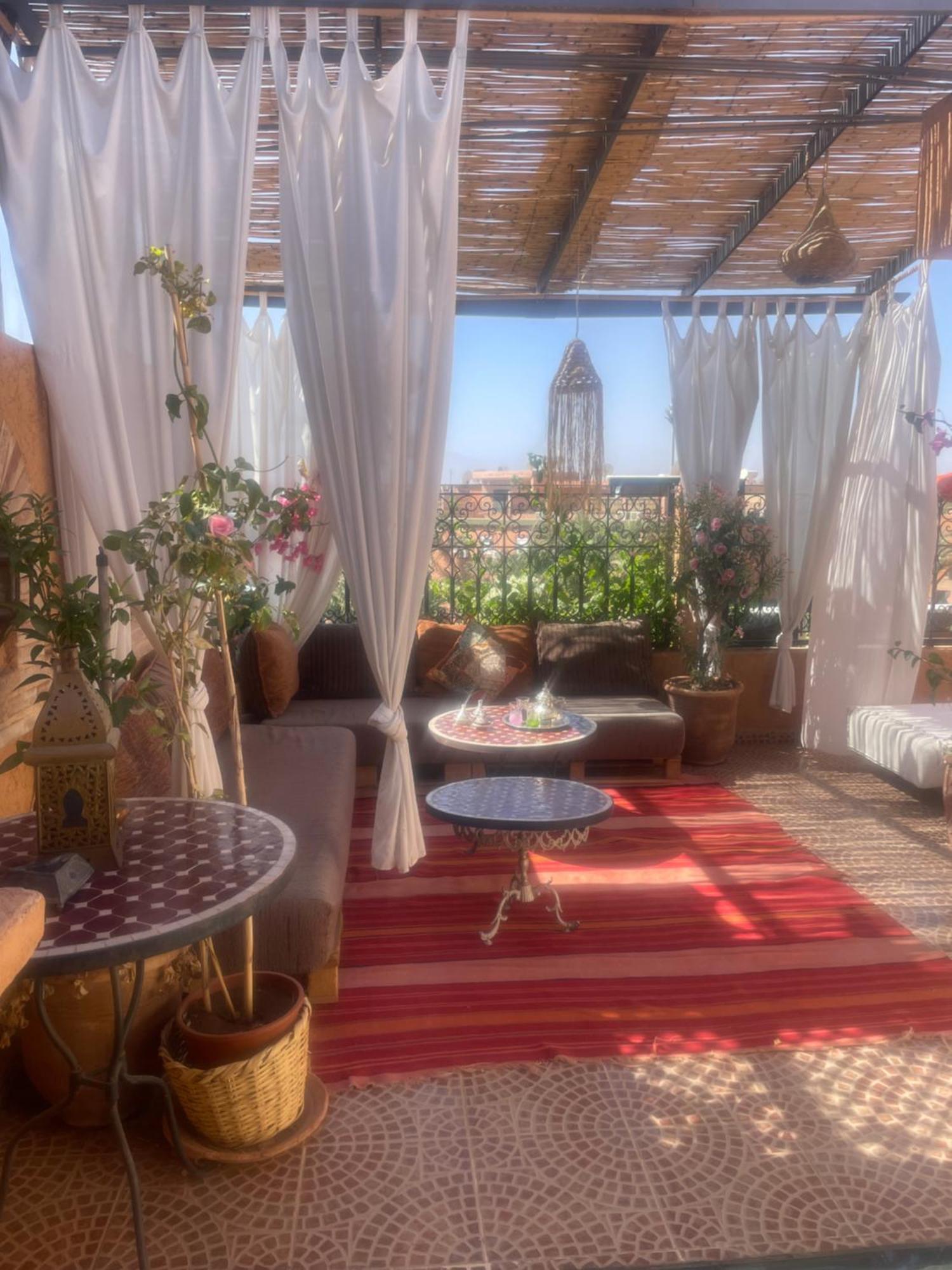 Riad Palmier Fleuri Marrakesh Luaran gambar